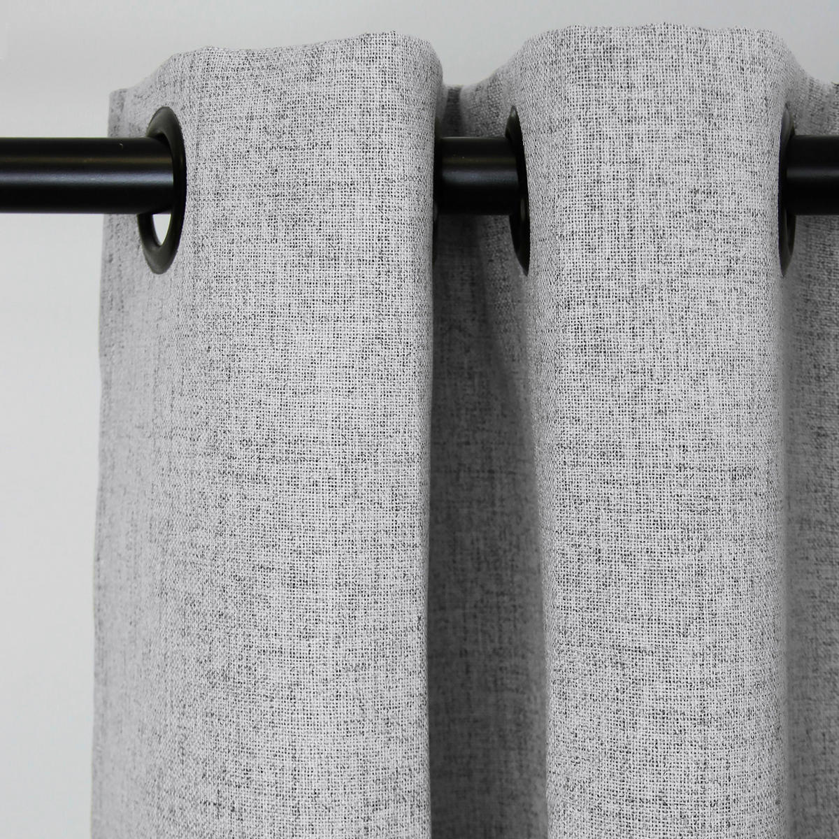 VERDUNKELUNGSVORHANG black-out (lichtundurchlässig)  - Hellgrau, Basics, Textil (135/260cm)