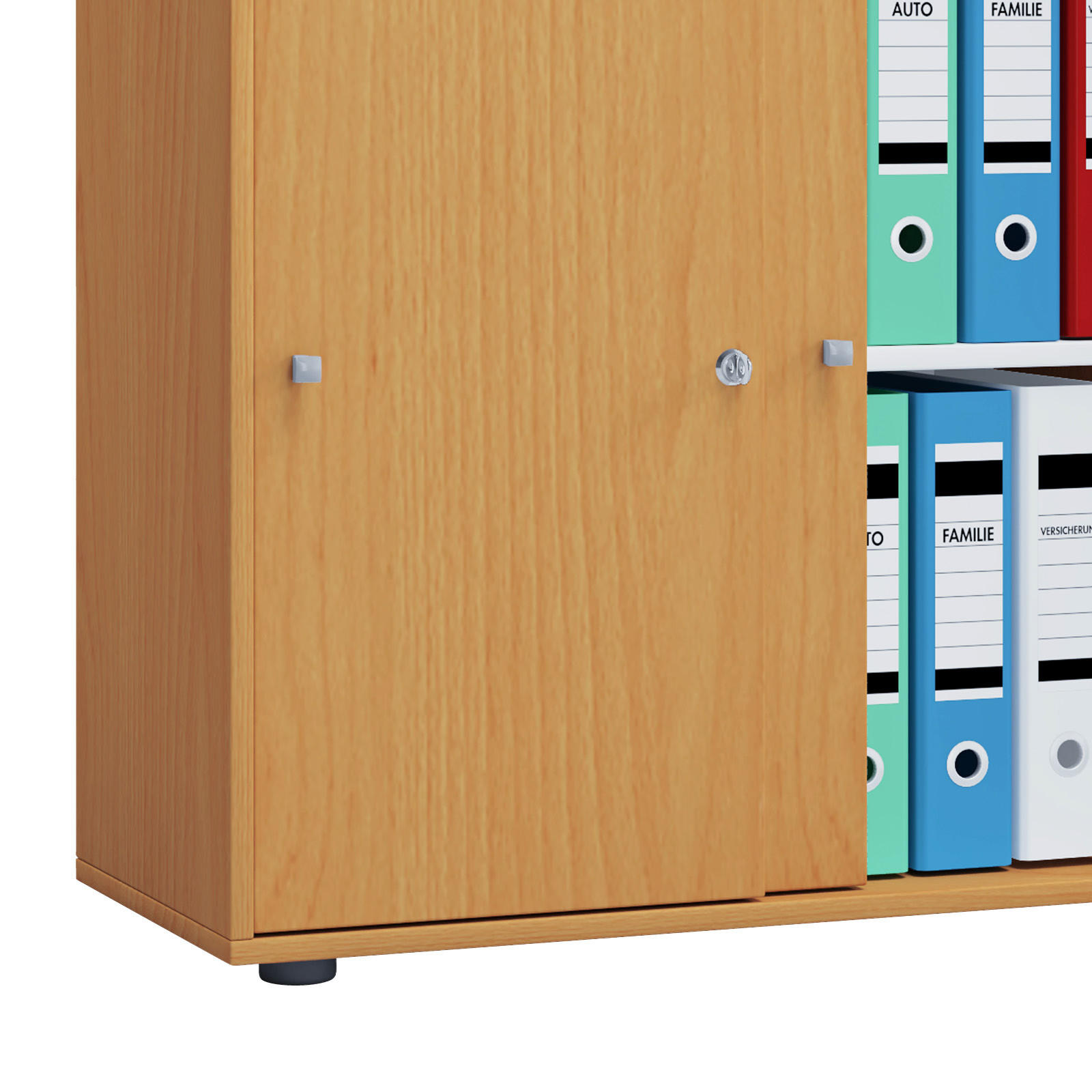 AKTENSCHRANK Buchefarben  - Buchefarben, Basics, Holzwerkstoff (70/74/37cm) - MID.YOU