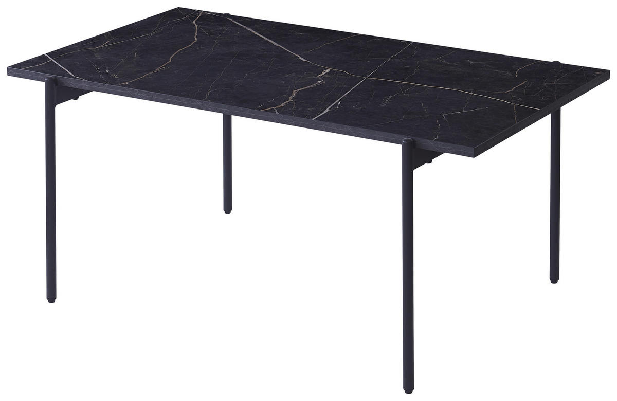 KONFERENČNÍ STOLEK, černá, kov, kompozitní dřevo, 100/60/45 cm - černá, Design, kov/kompozitní dřevo (100/60/45cm) - Ti'me