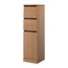 MIDISZEKRÉNY 30/112/33,5 cm  - tölgyfa, Basics, faalapú anyag (30/112/33,5cm) - Welnova