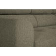 ECKSOFA in Struktur Hellbraun  280/205 cm  - Hellbraun/Schwarz, Design, Textil/Metall (280/205cm) - Xora