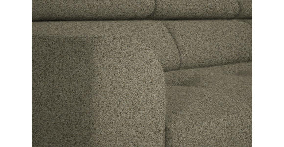 ECKSOFA in Struktur Hellbraun  280/205 cm  - Hellbraun/Schwarz, Design, Textil/Metall (280/205cm) - Xora