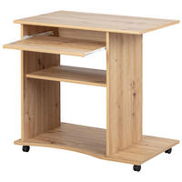 PC STŮL, barvy dubu, 80/50/75 cm - barvy dubu, Konvenční, kompozitní dřevo/plast (80/50/75cm) - MID.YOU