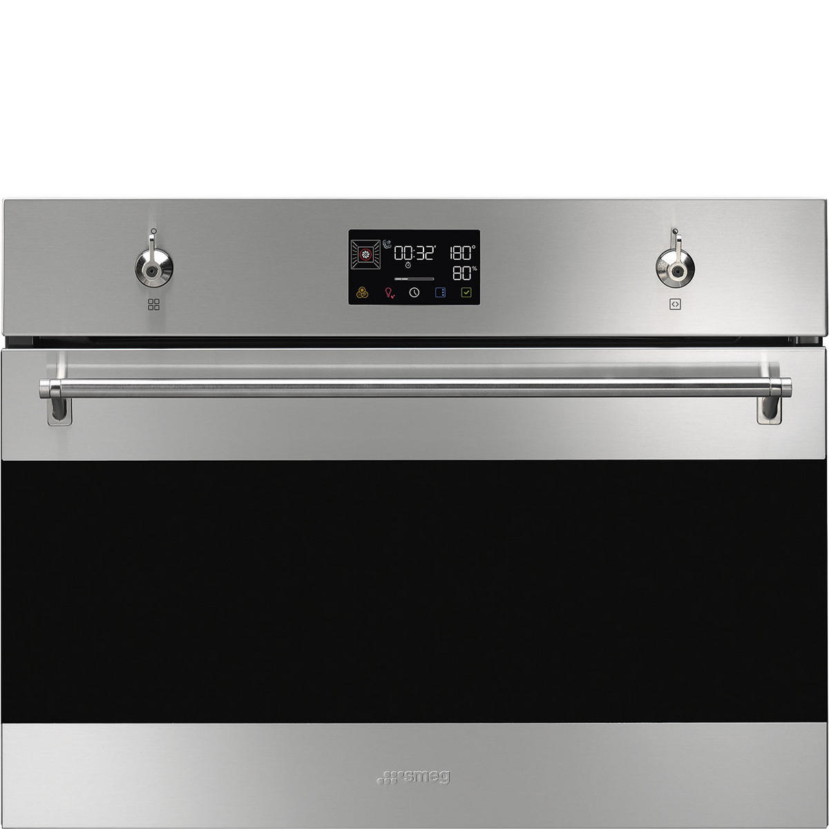KOMPAKTBACKOFEN SO4302S3X  - Edelstahlfarben, Basics, Metall (59,7/45,4/54,8cm) - SMEG
