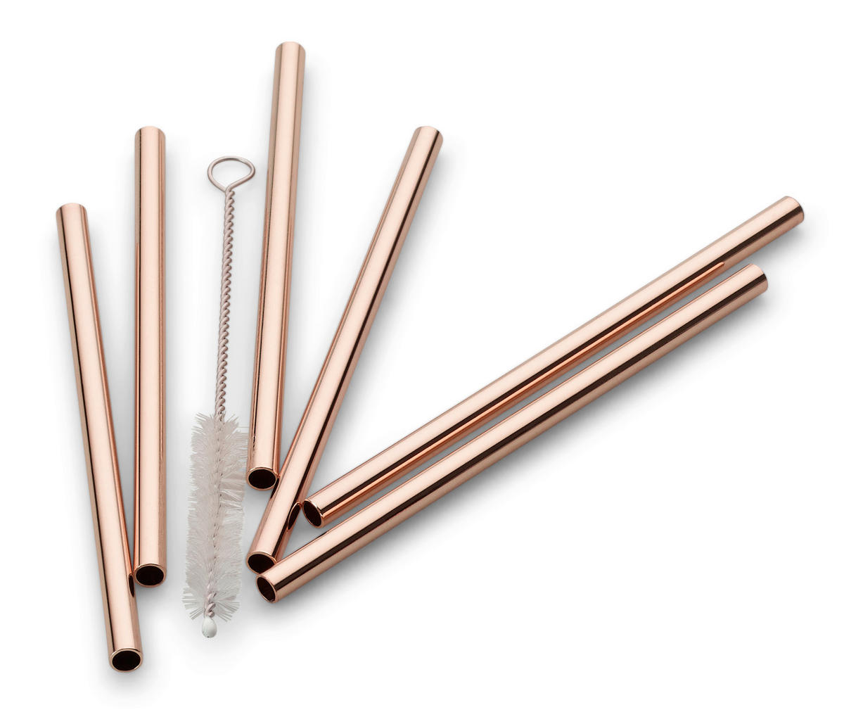 SUGRÖRSSET - guldfärgad, Basics, metall (12cm) - Echtwerk