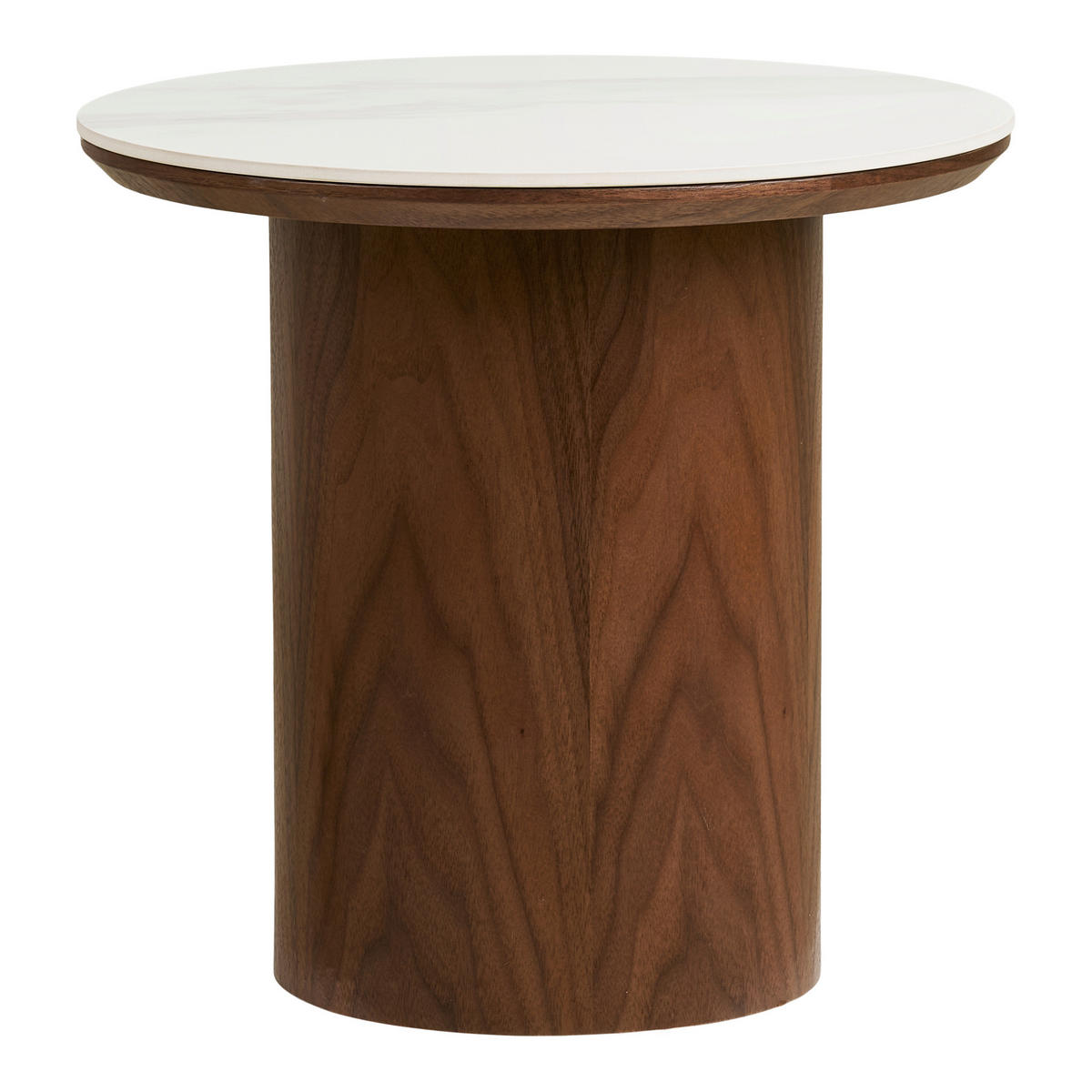 BEISTELLTISCH in Holz, Holzwerkstoff 40/40/38 cm  - Eschefarben, Design, Holz/Keramik (40/40/38cm) - MID.YOU
