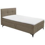 BOXBETT 120/200 cm  in Braun  - Braun, Basics, Holzwerkstoff/Textil (120/200cm) - Xora