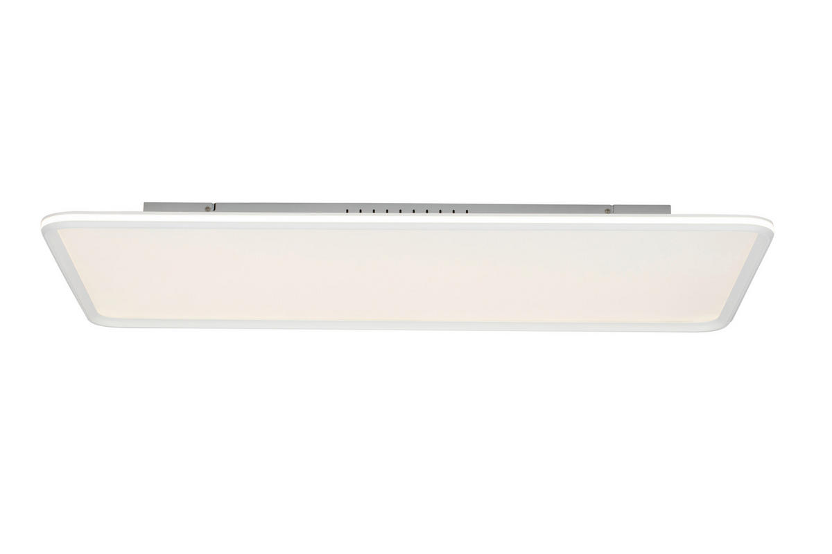 LED-DECKENLEUCHTE Bosona 110/60/7 cm  - Weiß, Basics, Kunststoff/Metall (110/60/7cm) - Novel