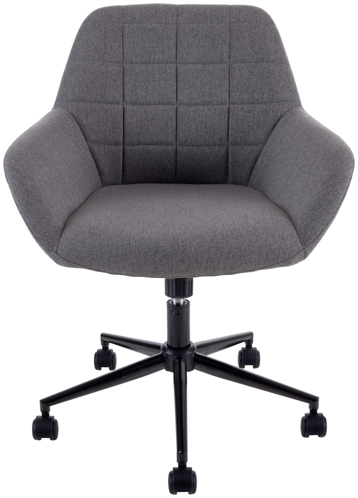 MID.YOU Drehstuhl Grau & Schwarz mit Rollen ordern