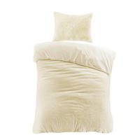 PÅSLAKANSET sammet, teddy tyg 150/210 cm  - cremefärgad, Basics, textil (150/210cm)