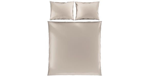 BETTWÄSCHE TANJA Satin 200/200 cm - Beige, Basics, Textil (200/200cm) - Novel