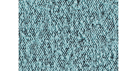 RÉCAMIERE in Bouclé Schwarz, Türkis, Taupe  - Türkis/Taupe, MODERN, Kunststoff/Textil (166/86/105cm) - Hom`in