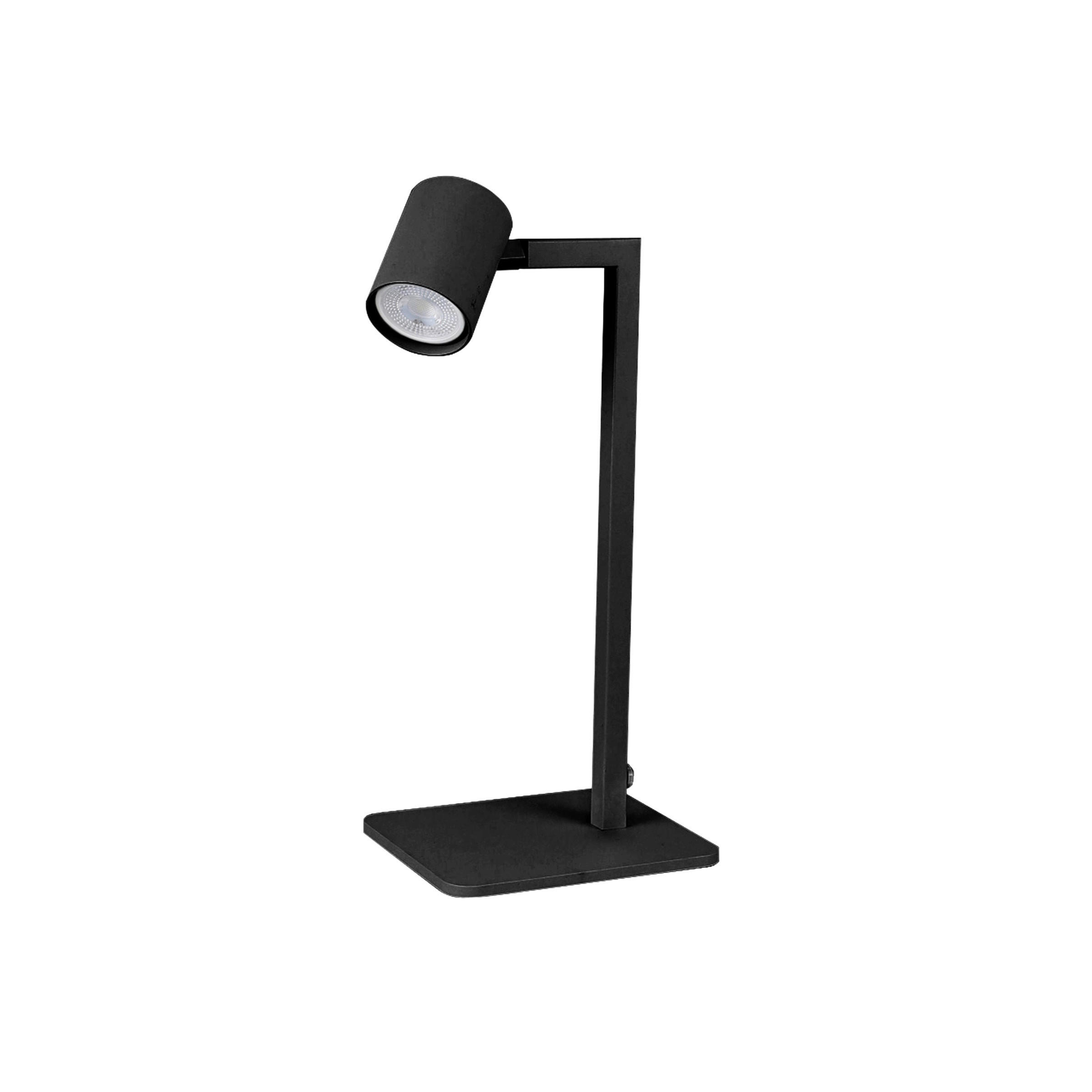 SCHREIBTISCHLEUCHTE Snow   - Schwarz, Design, Metall (35/14/17cm)