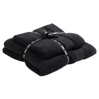 HANDTUCHSET MLOGO Dunkelgrau  - Dunkelgrau, Design, Textil (50/100cm) - Hugo Boss