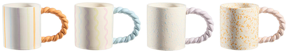 KAFFEMUGG 400 ml  - lila, Design, keramik (9/10cm) - Novel
