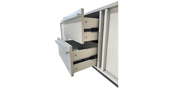 LOWBOARD WABI in 180/60,5/40 cm - Schwarz/Grau, Design, Holz/Holzwerkstoff (180/60,5/40cm) - Xora