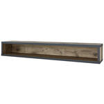 WANDBOARD  156/22,4/25 cm  - Eichefarben/Dunkelgrau, Design, Holzwerkstoff (156/22,4/25cm) - Xora