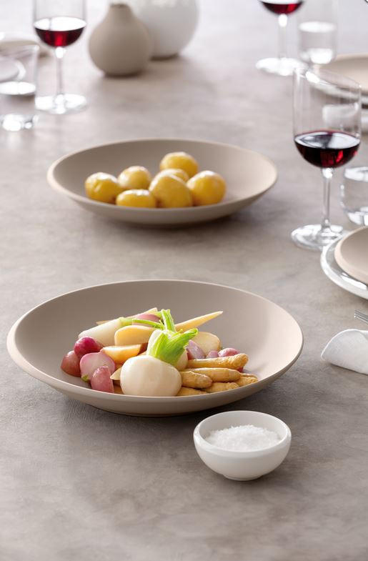 SCHALE NewMoon beige 25 cm   - Beige, Basics, Keramik (25cm) - Villeroy & Boch