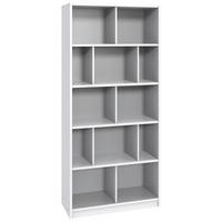 REGAL  90/197/39 cm Weiss  - Weiss, Basics, Holzwerkstoff (90/197/39cm) - Boxxx