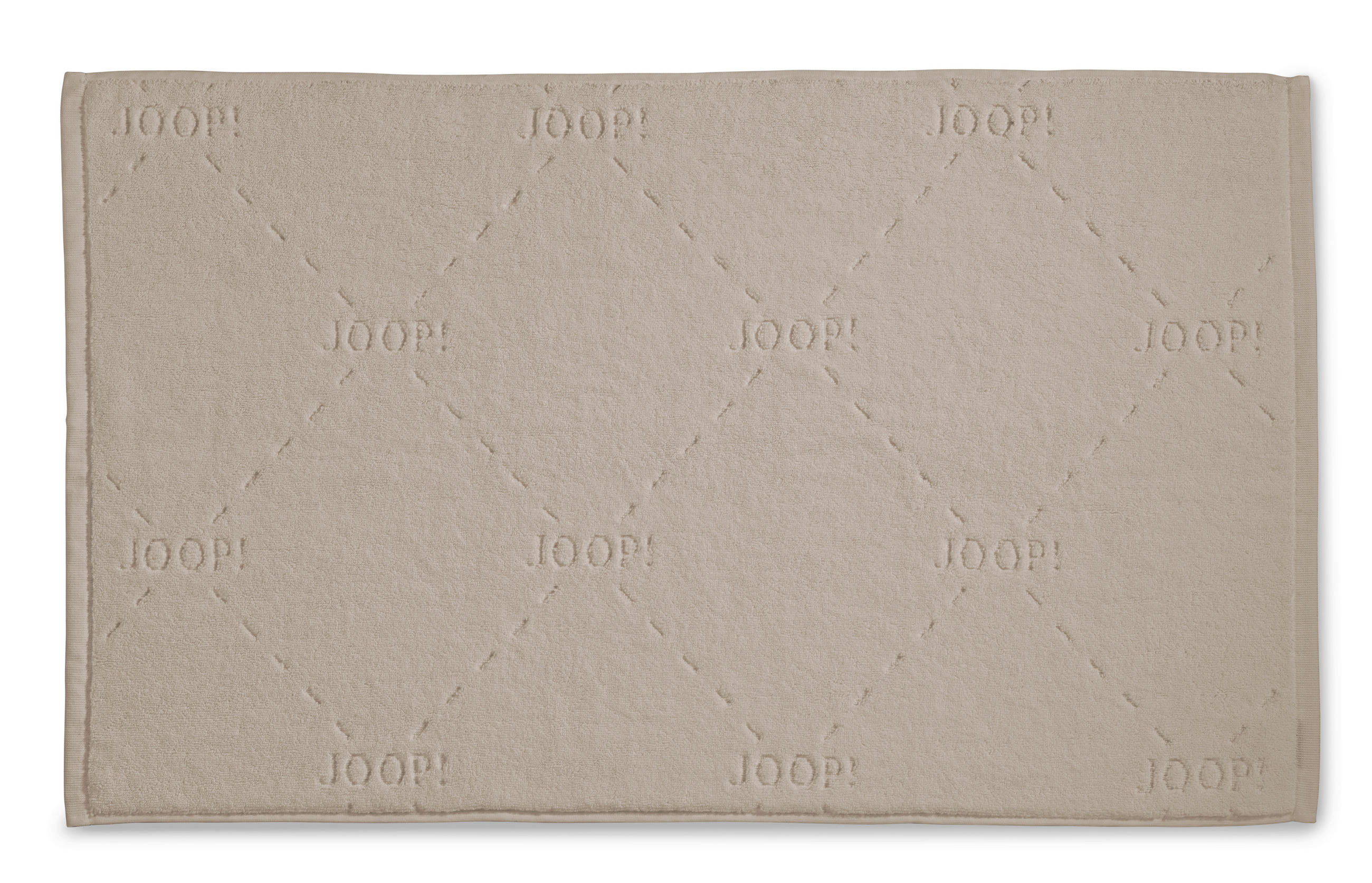 Joop! Badteppich Dash Sand, Beige 45x65 cm
