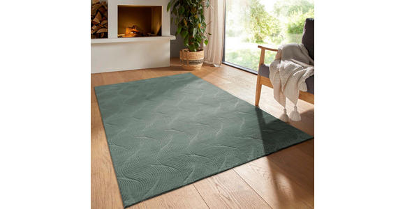 WEBTEPPICH 140/200 cm Stilo Hellgrün  - Hellgrün, Design, Textil (140/200cm) - Novel