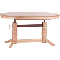 COUCHTISCH furniert, massiv 120-160/75/56-72 cm oval Buchefarben  - Buchefarben, Design, Holz/Holzwerkstoff (120-160/75/56-72cm) - MID.YOU