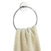 HANDDUKSHÅLLARE 17/19.5/1.5 cm  - stålfärgad, Design, metall (17/19.5/1.5cm)