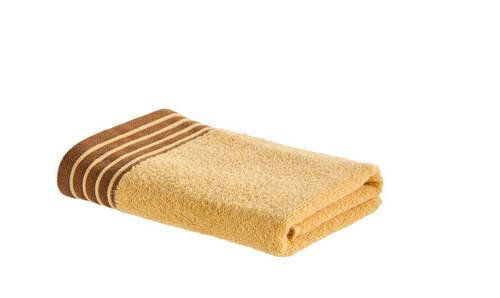 DUSCHTUCH Santo 70/140 cm  - Gelb, Basics, Textil (70/140cm) - Esposa
