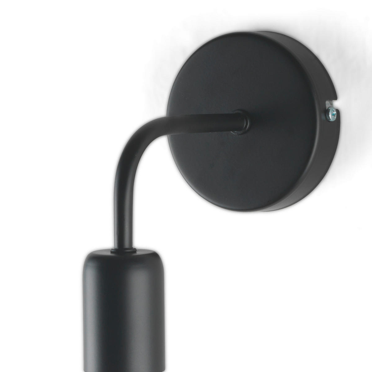 WANDLEUCHTE 10/16/15 cm   - Schwarz, KONVENTIONELL, Metall (10/16/15cm)