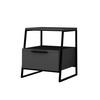 BEISTELLTISCH in Holzwerkstoff 45/40/50 cm  - Anthrazit, Design, Holzwerkstoff (45/40/50cm) - Livetastic