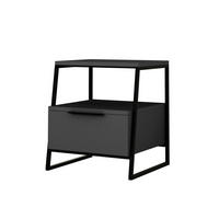 BEISTELLTISCH in Holzwerkstoff 45/40/50 cm  - Anthrazit, Design, Holzwerkstoff (45/40/50cm) - Livetastic