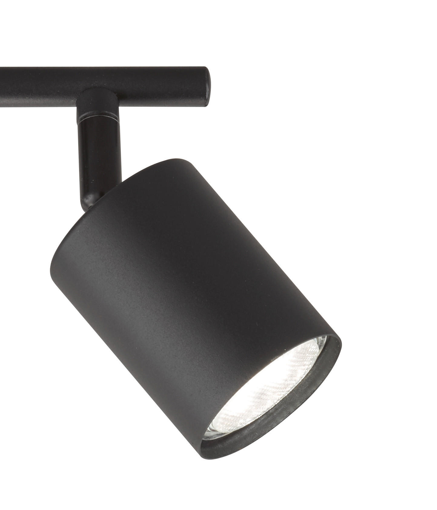 LED-DECKENLEUCHTE Vano 42/8/12 cm   - Schwarz, Basics, Metall (42/8/12cm) - Fischer & Honsel