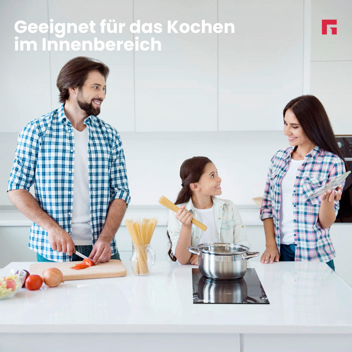 INDUKTIONSKOCHFELD  - Schwarz, Trend, Glas (57/37/12cm)