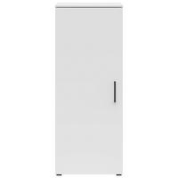 KOMODA, bílá, 45/115/40 cm - bílá/černá, Moderní, kompozitní dřevo/plast (45/115/40cm) - Carryhome