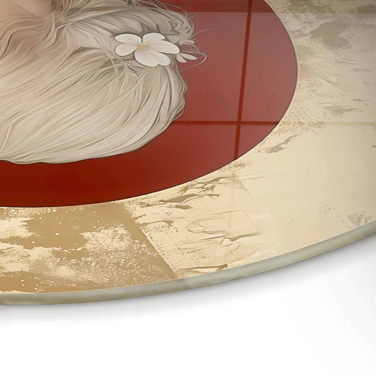 GLASBILD 70/100 cm  - Multicolor, Basics, Glas/Papier (70/100cm)