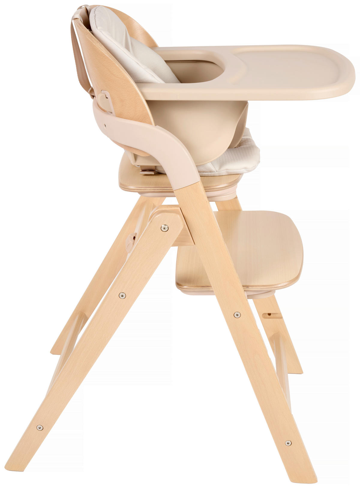 HOCHSTUHL-SET  - Beige, Basics, Holz/Holzwerkstoff (65,5/51/85cm) - Jimmylee