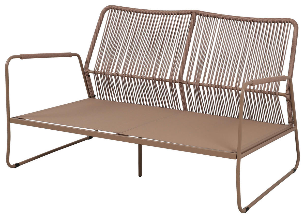 GARTENSET Webstoff Eisen  - Beige/Naturfarben, Design, Textil/Metall - Ambia Garden