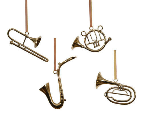 CHRISTBAUMANHÄNGER  - Goldfarben, LIFESTYLE, Metall (11,00/2,50/11,00cm)