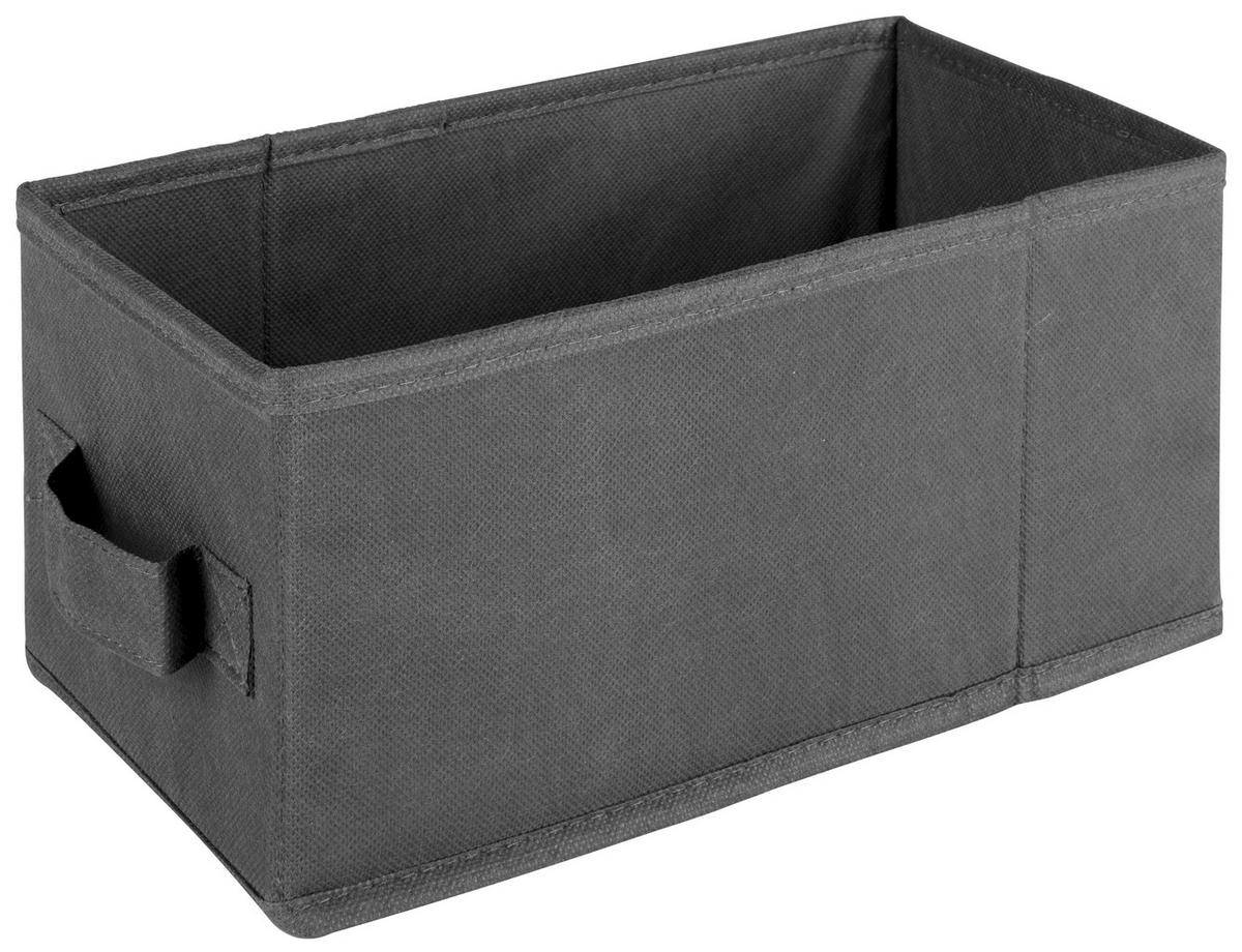 SADA ÚLOŽNÝCH BOXOV,  - antracitová, Basics, kartón/textil - My Baby Lou