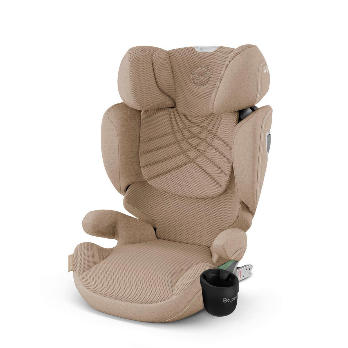 KINDERAUTOSITZ Solution T i-Fix + Cozy Beige   - Beige, Basics, Kunststoff/Textil (39/50,5/62,5cm) - cybex PLATINUM