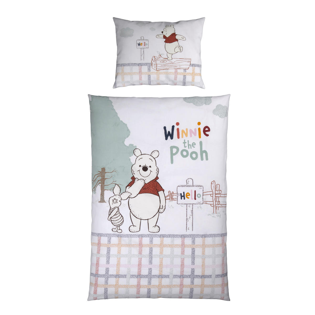 DETSKÉ OBLIEČKY MEDVEDÍK PÚ 100/135 cm  - viacfarebná, Basics, textil (100/135cm)