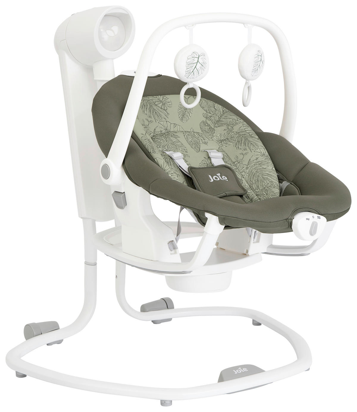 SCHAUKELWIPPE Serina 2in1  - Dunkelgrün/Salbeigrün, Basics, Textil/Metall (69/83/85cm) - Joie