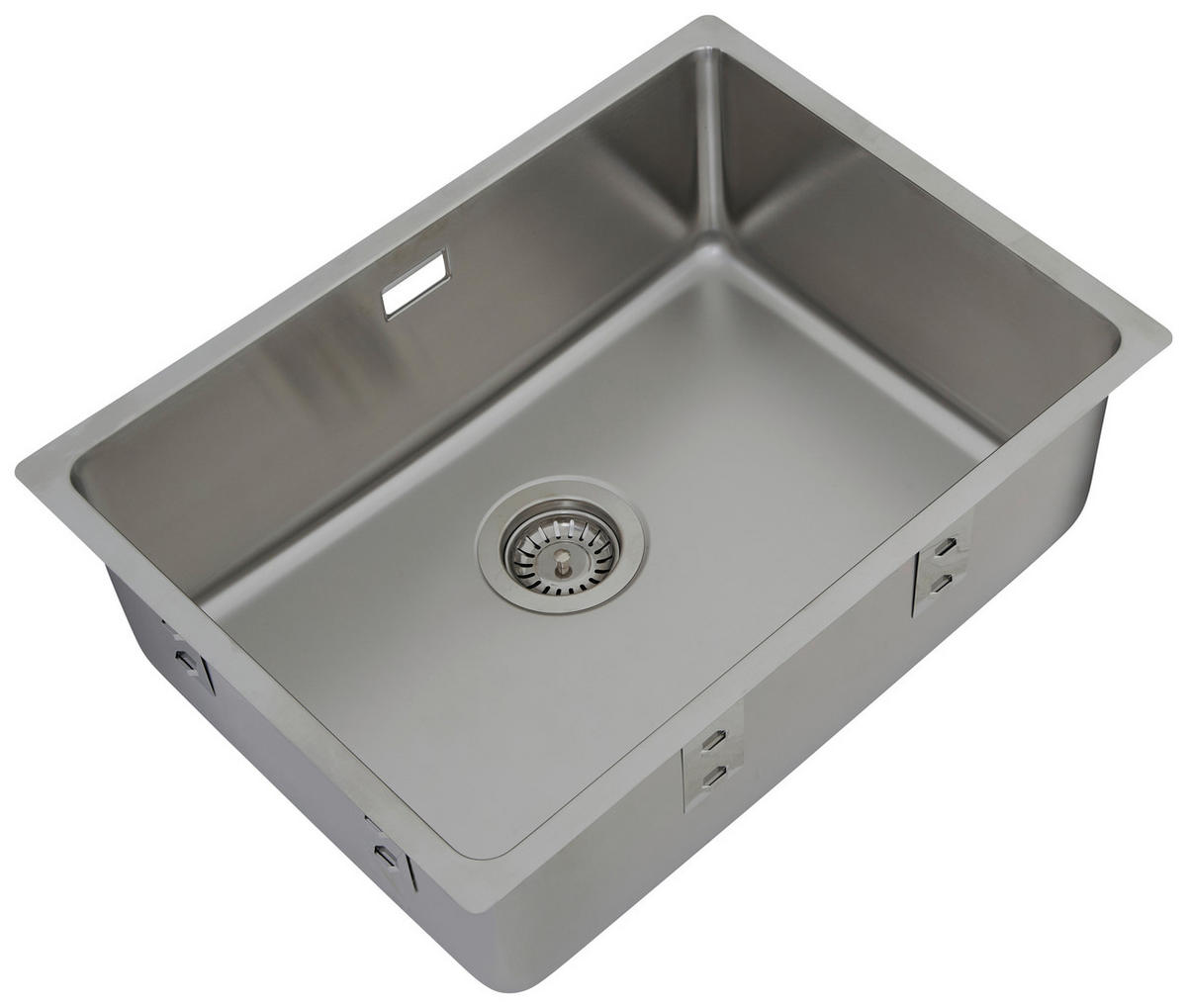 SPÜLE 1720DETROIT59X435  - Edelstahlfarben, Trend, Metall (59/22,5/43,5cm) - Respekta