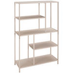 REGAL  76/116/30 cm Greige  - Hellbraun/Greige, Basics, Metall (76/116/30cm) - Xora