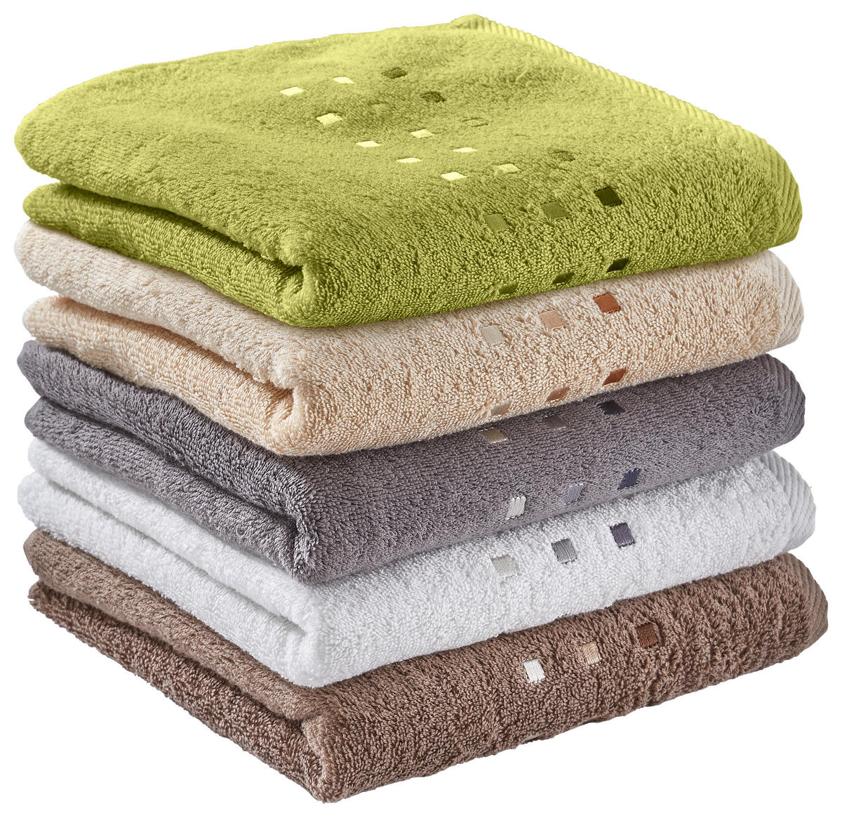 HANDTUCH Quattro Beige  - Beige, Basics, Textil (50/100cm) - Esposa
