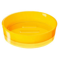 SEIFENSCHALE Kunststoff  - Gelb, Basics, Kunststoff (11,3/3/11,3cm) - Sadena