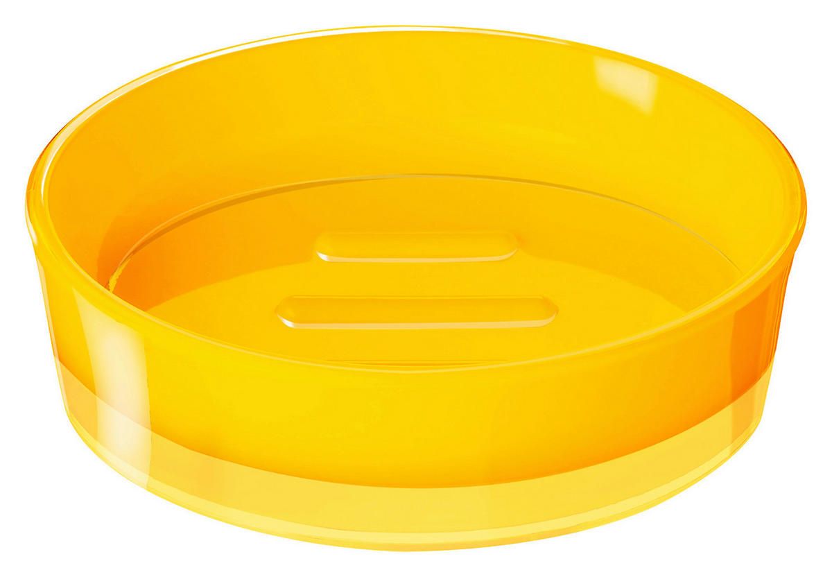 SEIFENSCHALE Kunststoff  - Gelb, Basics, Kunststoff (11,3/3/11,3cm) - Sadena