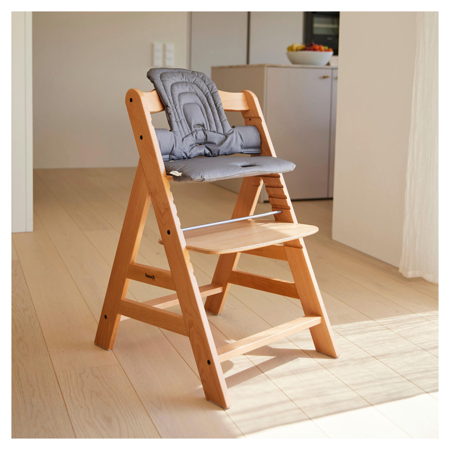 HOCHSTUHLEINLAGE Highchair Baby Seat Pad  - Dunkelgrau, Basics, Textil (46/2/24cm) - Hauck