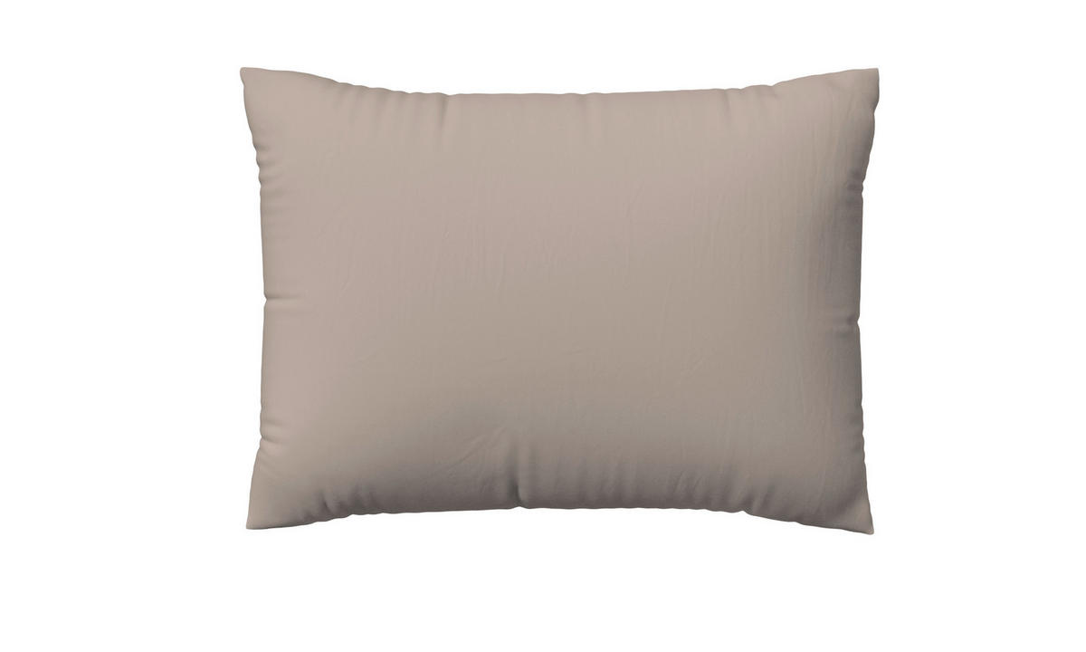 KISSENHÜLLE EASY JERSEY 40/60 cm  - Taupe, Basics, Textil (40/60cm) - Schlafgut