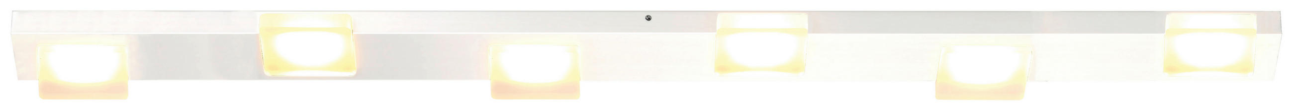 LED-DECKENLEUCHTE Lamina 2.0 115/12/3 cm   - Weiß, Design, Metall (115/12/3cm) - BOPP